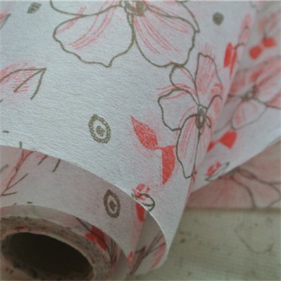 Nonwoven Rolls With Printed Flower