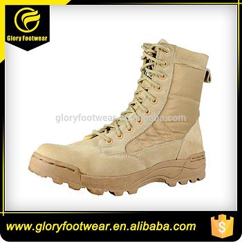 Leather Military Boots Police Shoes