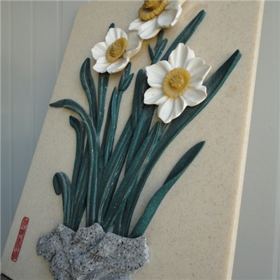 Artificial stone solid surface made painting BAO-BS003