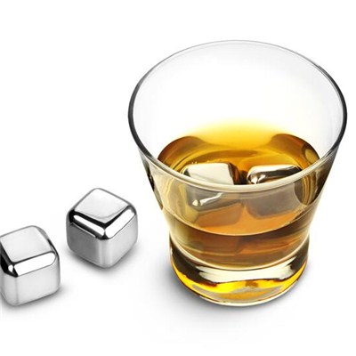 IC001 Stainless Steel Barware Square Ice Cube Whisky Cube Different Sizes