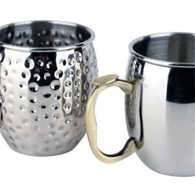MM023 16oz Stainless Steel Barware Moscow Mule Mugs Beer Cup PIT Mugs