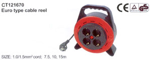 Euro type cable reel