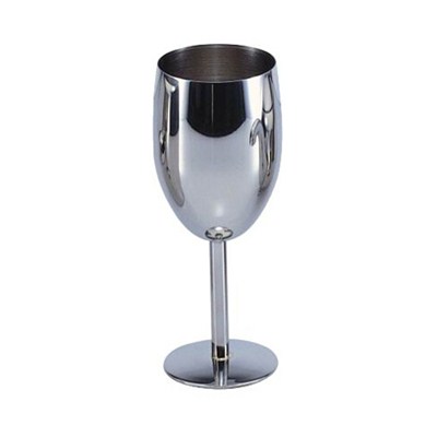 MM034 8oz Stainless Steel Barware Mug Wine Goblet Beer Cup Good Quality