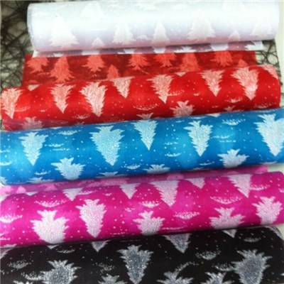 Christmas Trees On Nonwoven Fabric