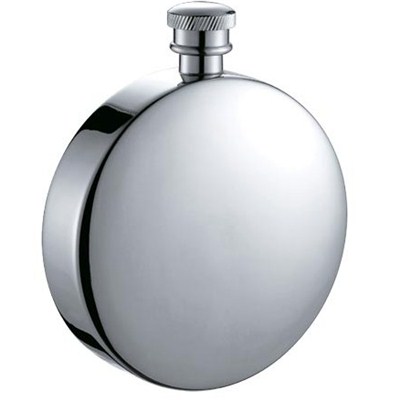 HF007 5oz Stainless Steel Barware Round Shape Hip Flask Whisky Flask