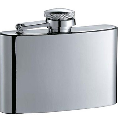 HF031 4oz Stainless Steel Barware Square Shape Hip Flask Wine Flask with Different Size
