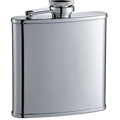 HF044 5oz Stainless Steel Barware Square Shape Hip Flask Wine Flask For Whisky