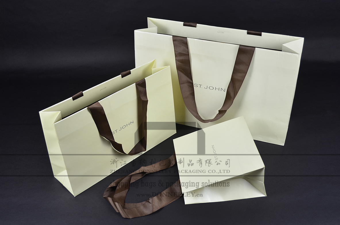 2016 New Luxury Shopping Paper Bag for Cloth