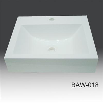 Under counter acrylic solid surface BAW-018