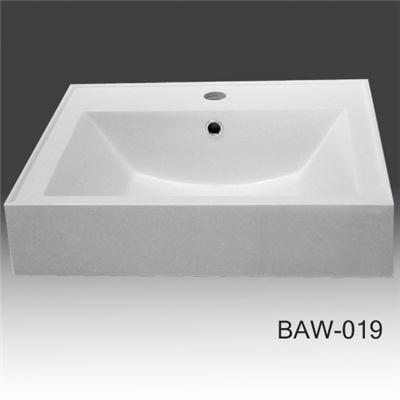 Bathroom countertop solid surface basin BAW-019