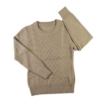 2016 fall elegant women's jacquard sweater cable seedstitch wool knitwear