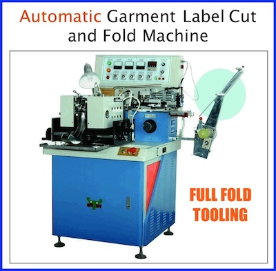 automatic label cut and fold machine