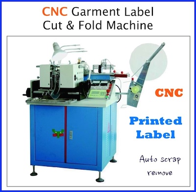 CNC Label cutting and folding machine