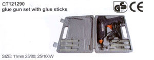 Glue gun set with glue sticks