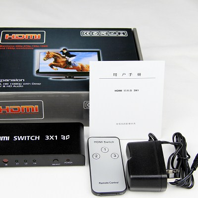 Switcher HDMI 3X1 1.4v SK-SW1431B