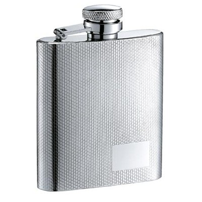 HF055 6oz Stainless Steel Barware Square Shape Hip Flask Wine Flask with Different Logo