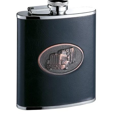 HF111 6oz Stainless Steel Barware Square Shape Hip Flask Wine Flask with Logo Postion