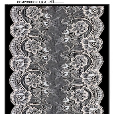 16.8 Cm Scalloped Floral Galloon Lace(J0073)