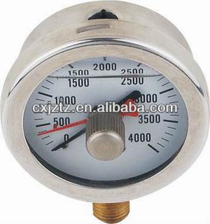 Contact Now63mm 2.5 Radial Silicone Oil Filled Manometer Bayonet Type
