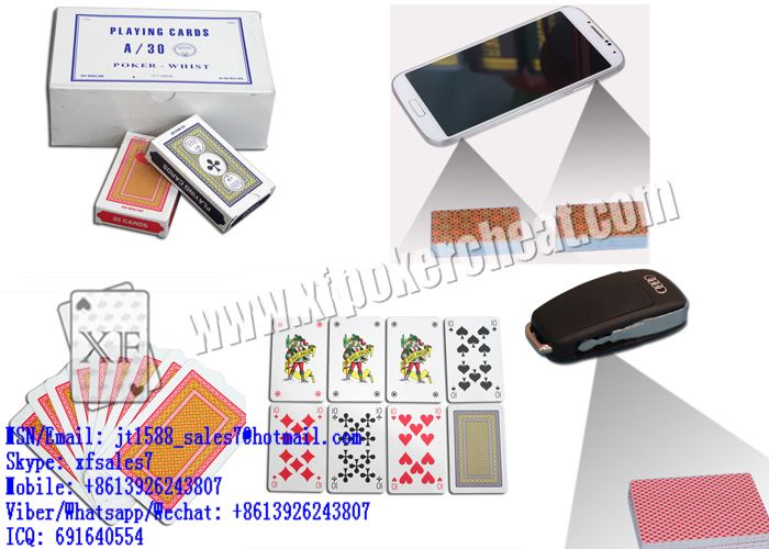 XF A / 30 Турецкая бумаги Игральные карты с Стороны штрих-кодов Маркировка проверяются на наличие анализатора покер  / Покер Обман Инструменты / беспроводной приемник / беспроводной микро Шпион Наушни