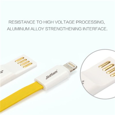 Flat Magnetic 8Pin USB Data Charger Cable