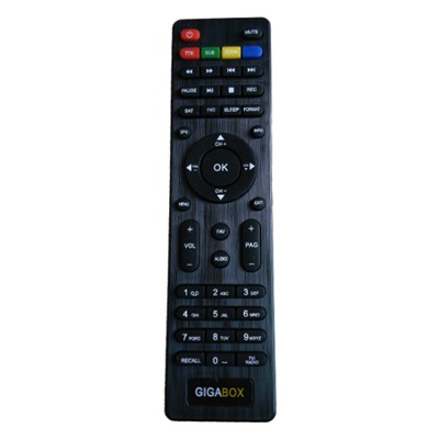 Good Quality Digital Satellite Receiver Remote Control For GiGA BOX Suitable For Brazil Market