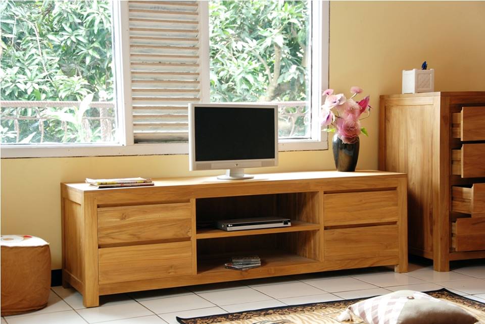 Teak wood tv cabinet| teak tv cabinet| kedai perabot jati