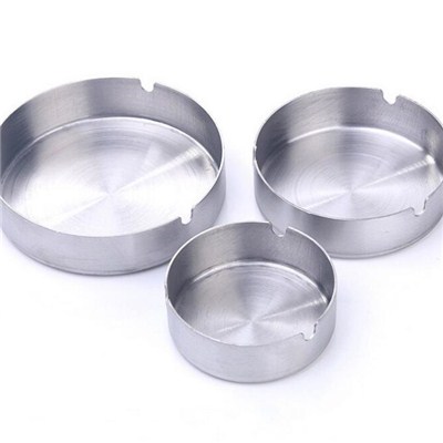 AS006 Stainless Steel Barware Round Shape Cigar Ashtrays Bar Tools