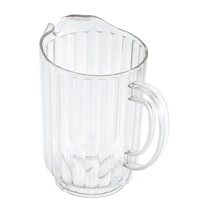 SK003 Stainless Steel Barware Water Pitcher Ice Kettle Water Jug with Handle and Lid Plastic Pitcher