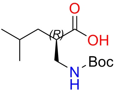 Boc-(R)-2-(aminomethyl)-4-methylpentanoic Acid
