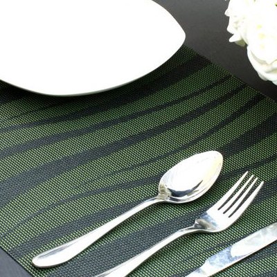 Green VInyl Table Mats