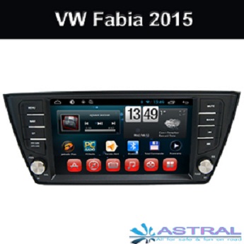 GPS-навигация для Android Quad Core для автомобиля VW Fabia 2015 автомобиля радио Bluetooth Wi-Fi 3G TV