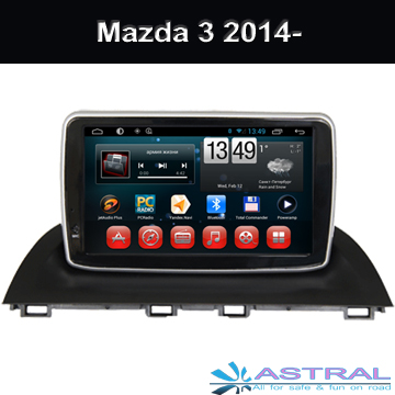 8-дюймовый Android-Car Multimedia Player для Mazda 3 2014 автомобиля DVD-плеер автомобиля Радио GPS-навигация с OBD TV WiFi