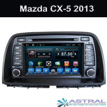 2 Din Quad Core Car Multimedia Player GPS Navi Mazda CX-5 2013 (high level and low level) Built in Wifi 3G Bluetooth
