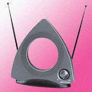 Color TV Indoor Antenna with 75-Ohm Output Impedance