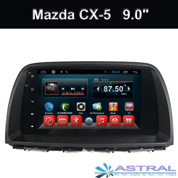 Android的2锭汽车收音机多媒体播放器为马自达CX-5车载DVD GPS导航储存卡蓝牙无线四核
