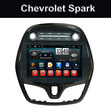 Android 4.4 Quad Core Central Car Multimedia Player для автомобиля Chevrolet Spark радио BT TV OBD CD-R