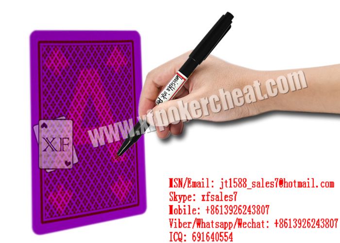 XF invisible ink and invisible pen to mark the markings on the back of cards  / cheat poker cards / cheat in casino / cheat system / cheat poker Texas / cheat hold-em poker / poker cheat engine