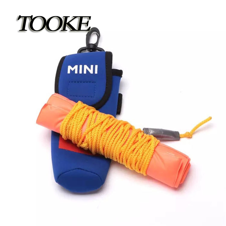 TOOKE Surface Marker Inflatable Dive Buoy Dive Rite Scuba Diving SMB See Me Float Tube Orange with blue bag