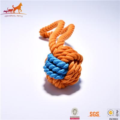 Monkey Fist Knot Dog Rope Toys Colorful