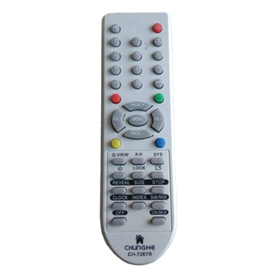 TV Universal Remote Control CHUNGHE CH-726TR For Indonesia Market