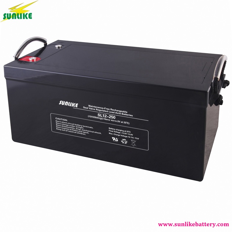 SUNLIKE Battery Solar 12V250ah Deep Cycle Battery for solar