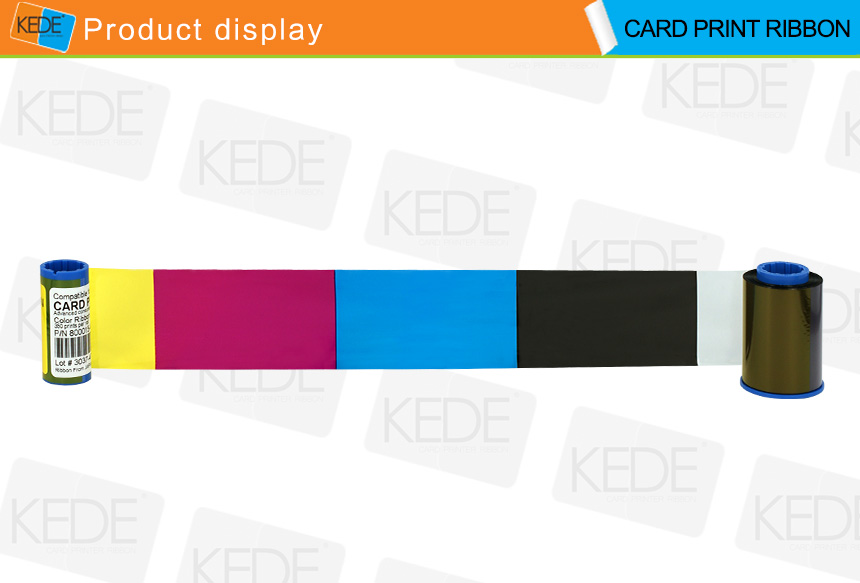 Compatible Card Printer Ribbon for Zebra 800015-340 YMCKO Color
