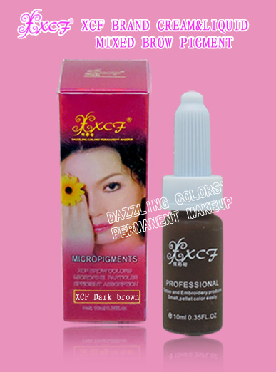 XCF brand liquid eyeliner pigments/high quality tattooing product/PMU machine
