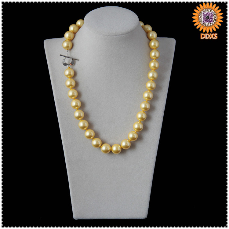 on sale!wholesale 8mm high quality south sea shell pearl necklace