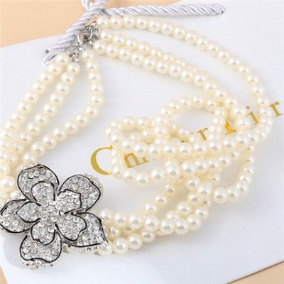 The New 2015 European And American Fashion Sautoir, Natural Pearl Alloy Necklace, Creative Necklace Sell Like Hot Cakes,Welcome To Sample Custom