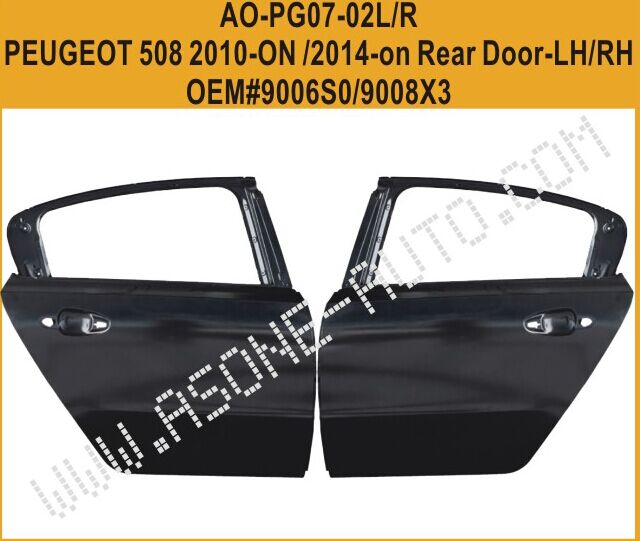 Rear Door For Peugeot 508 Auto Body Parts OEM=9008X3