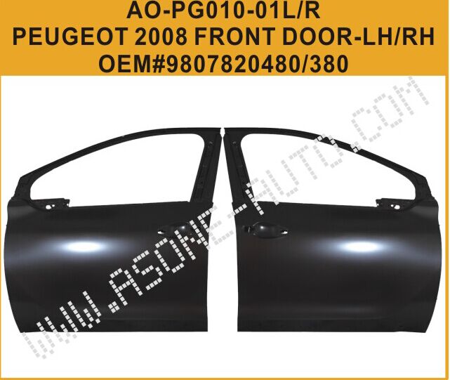 AsOne передний дверь Для Peugeot 2008 OEM#9807820480/9807820380