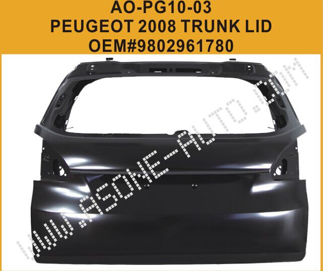 AsOne Trunk Lid For Peugeot 2008 OEM#9802961780