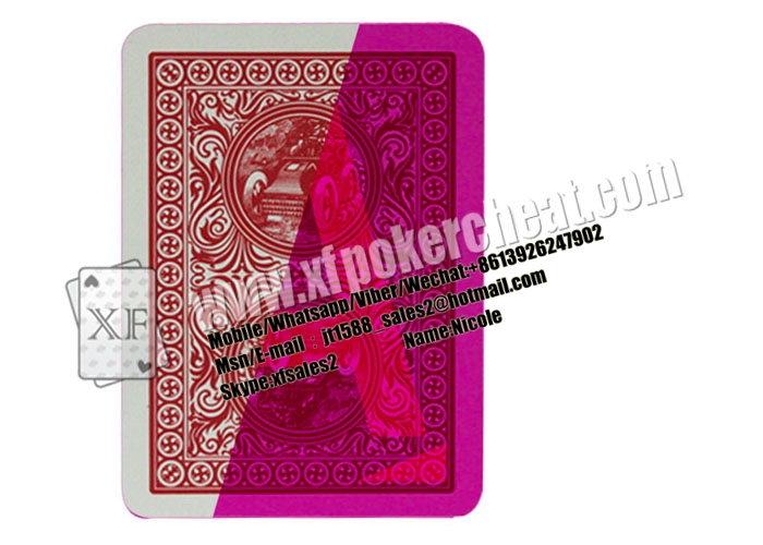 Poker Cheat Plastic Invisible Playing Cards Modiano Ramino Golden Trophy